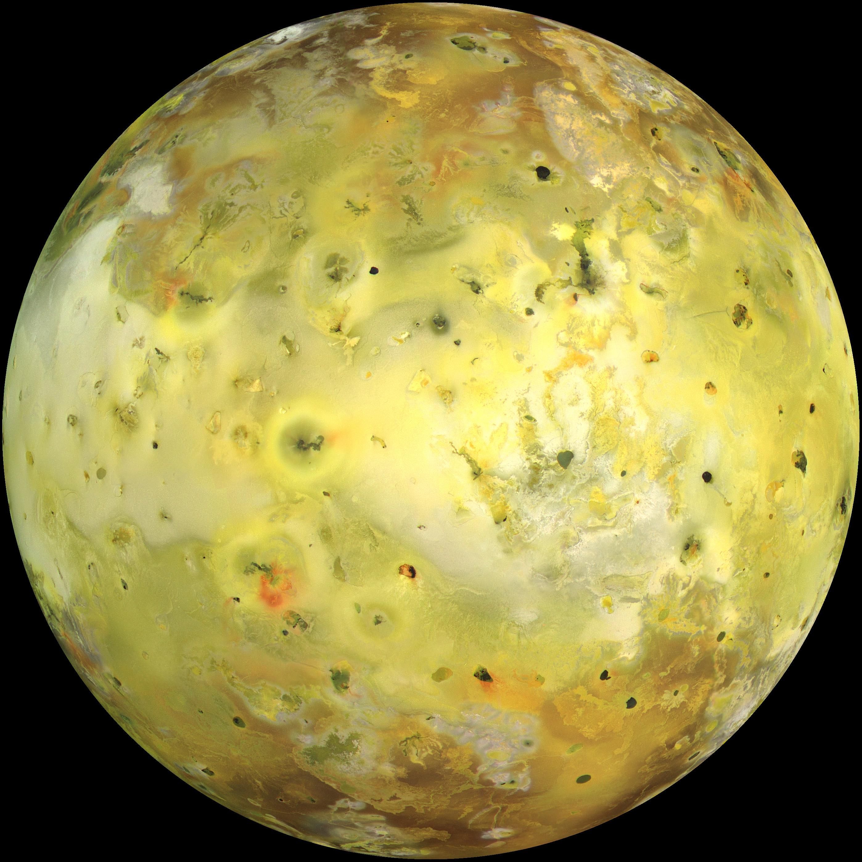 Global image of Io (true color)