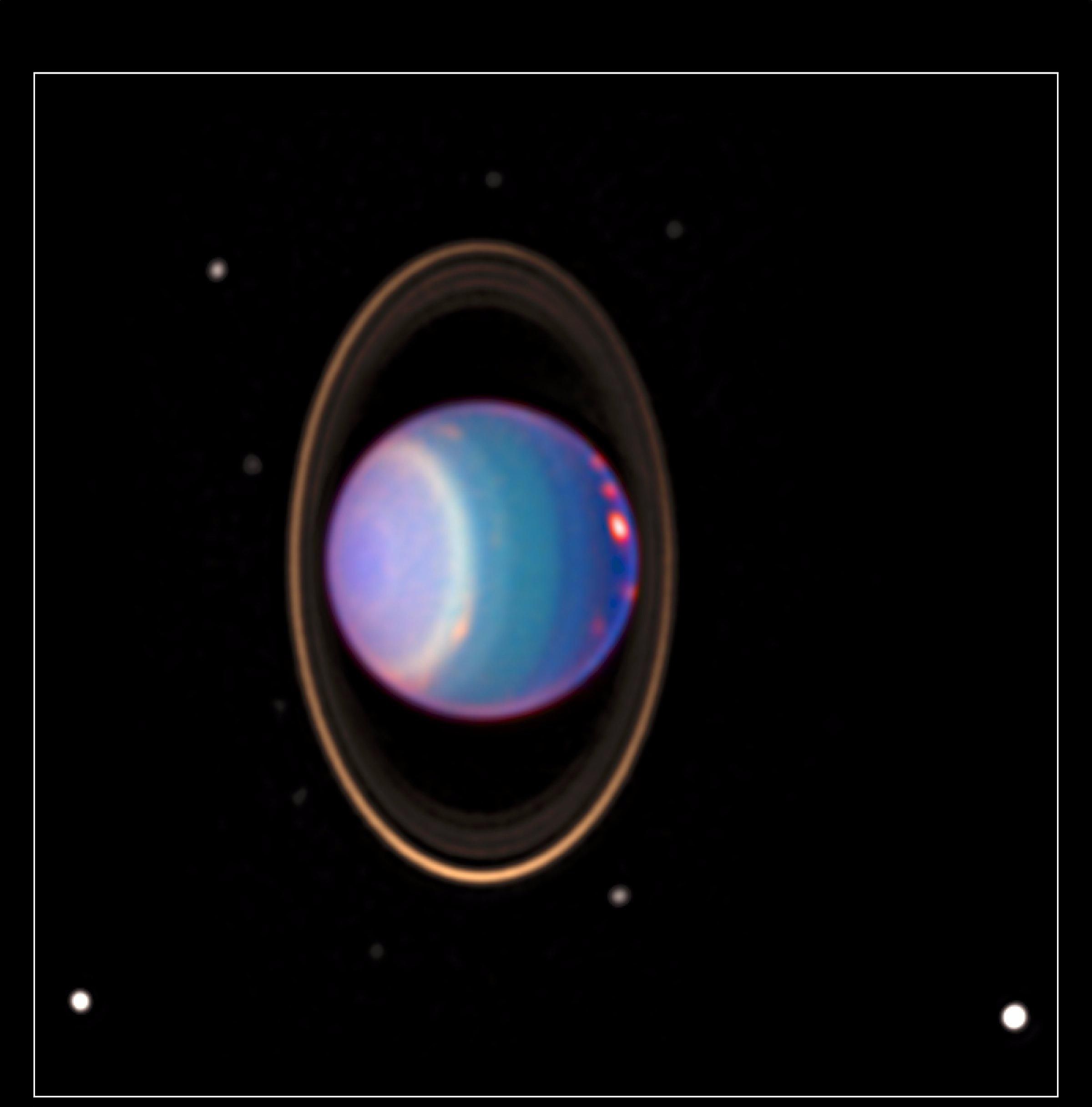 Image of Uranus from Hubble