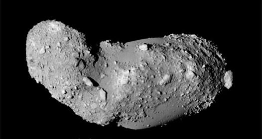Asteroid 25143 Itokawa taken by the Hayabusa probe