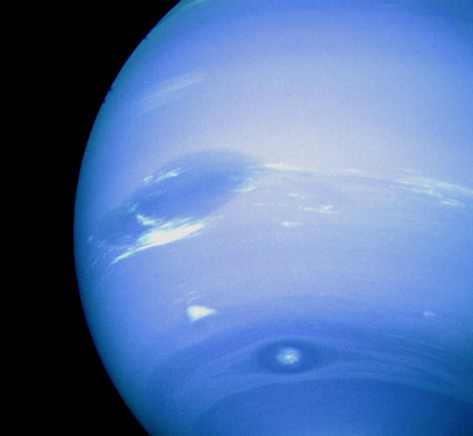 Image of Neptune taken by Voyager 2