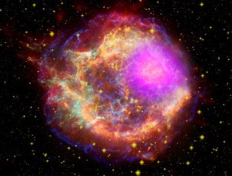 image of cas a supernova remnant