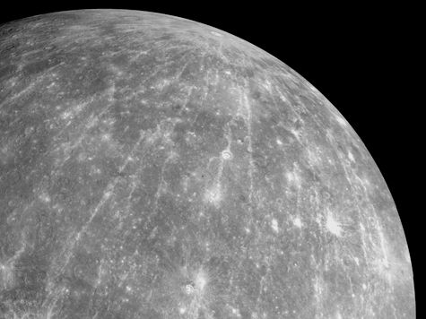 image of crater on mercury