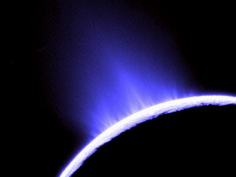 image of jets on Saturn moon enceladus