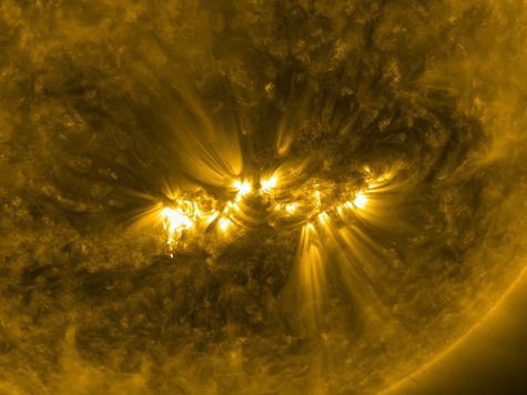 image of solar surface flare
