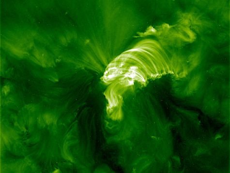 image of flare on the sun