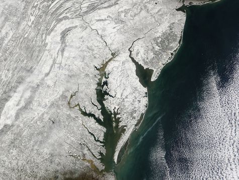 satellite image of snow fall in capital region