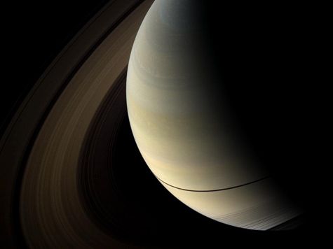 image of saturn and ring shadows