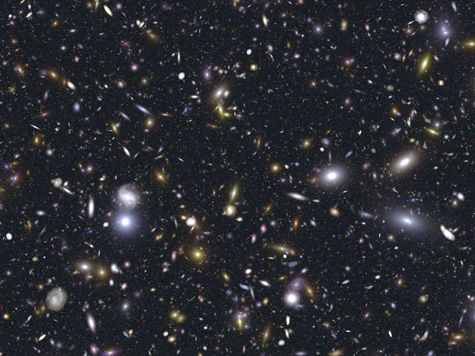 image of distant galaxies