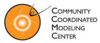 Logo for Community Coodinated Modelling Center at GSFC/NASA.