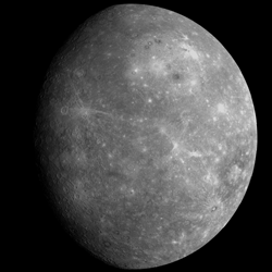 Global view of Mercury, as seen by MESSENGER.