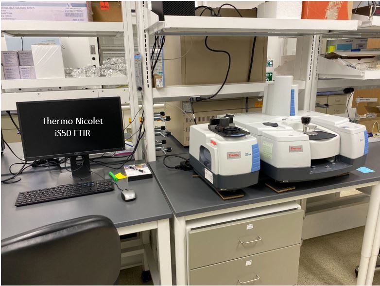 The Clean Prep Lab featuring the thermo Nicolet iS50 FTIR