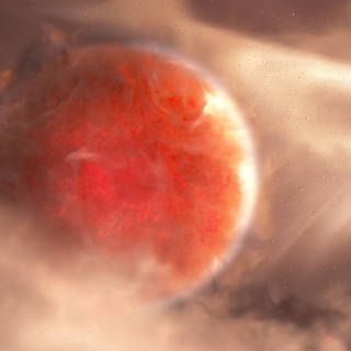 Hubble Finds a Planet Forming in an Unconventional Way