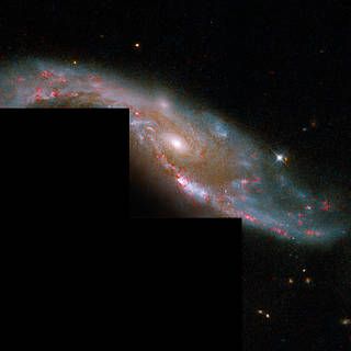 Hubble Views an Interacting Spiral