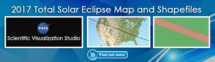 2017 Total Solar Eclipse Map and Shapefiles linked image