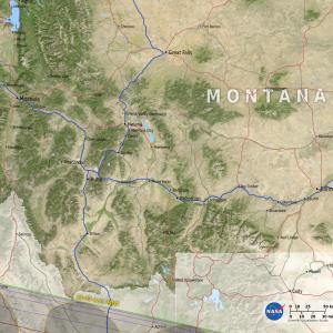 MONTANA state map