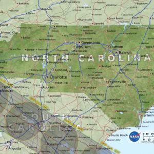 NORTH CAROLINA state map