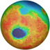 False Color Topographic Map