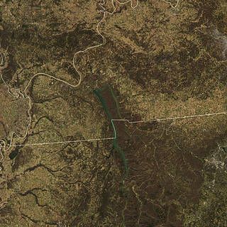The path of the December tornado that tore through Kentucky can be seen from the MODIS instrument on NASA’s Aqua satellite.
