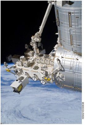 Rendering of International Space Station (ISS) Japanese Experiment Module Exposed Facility, or ISS JEM-EF