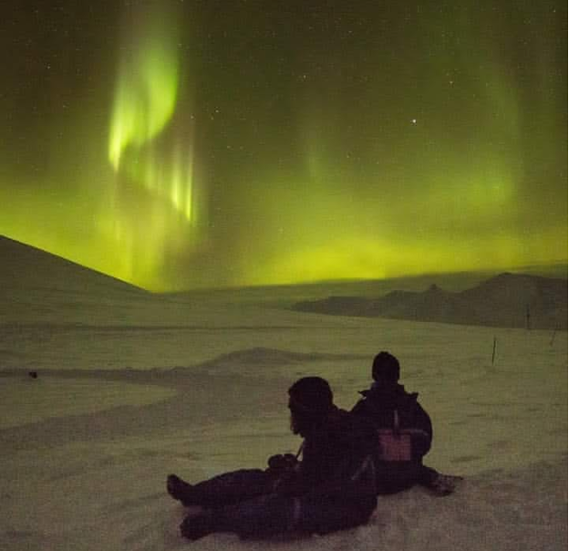 Before astrochemistry, I also dabbled in solar physics. I spent some months living in Svalbard and studying the Aurora. I think I prefer the weather in the Arctic to Maryland.