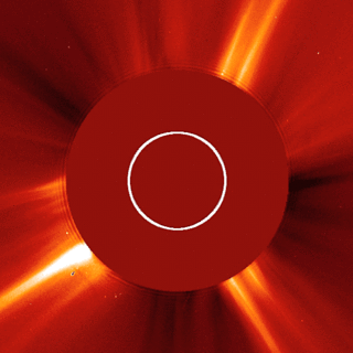 Animation of solar corona