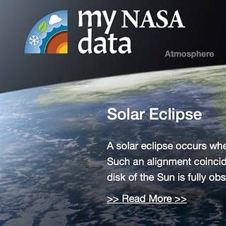 My NASA Data website thumbnail