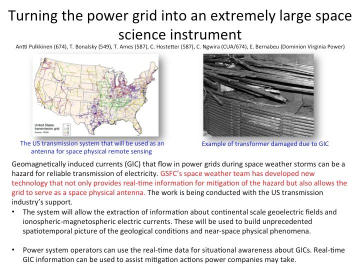Image of Turning the power grid into an extremely large space science instrument    