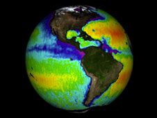 Visualization of Earth's ocean salinity