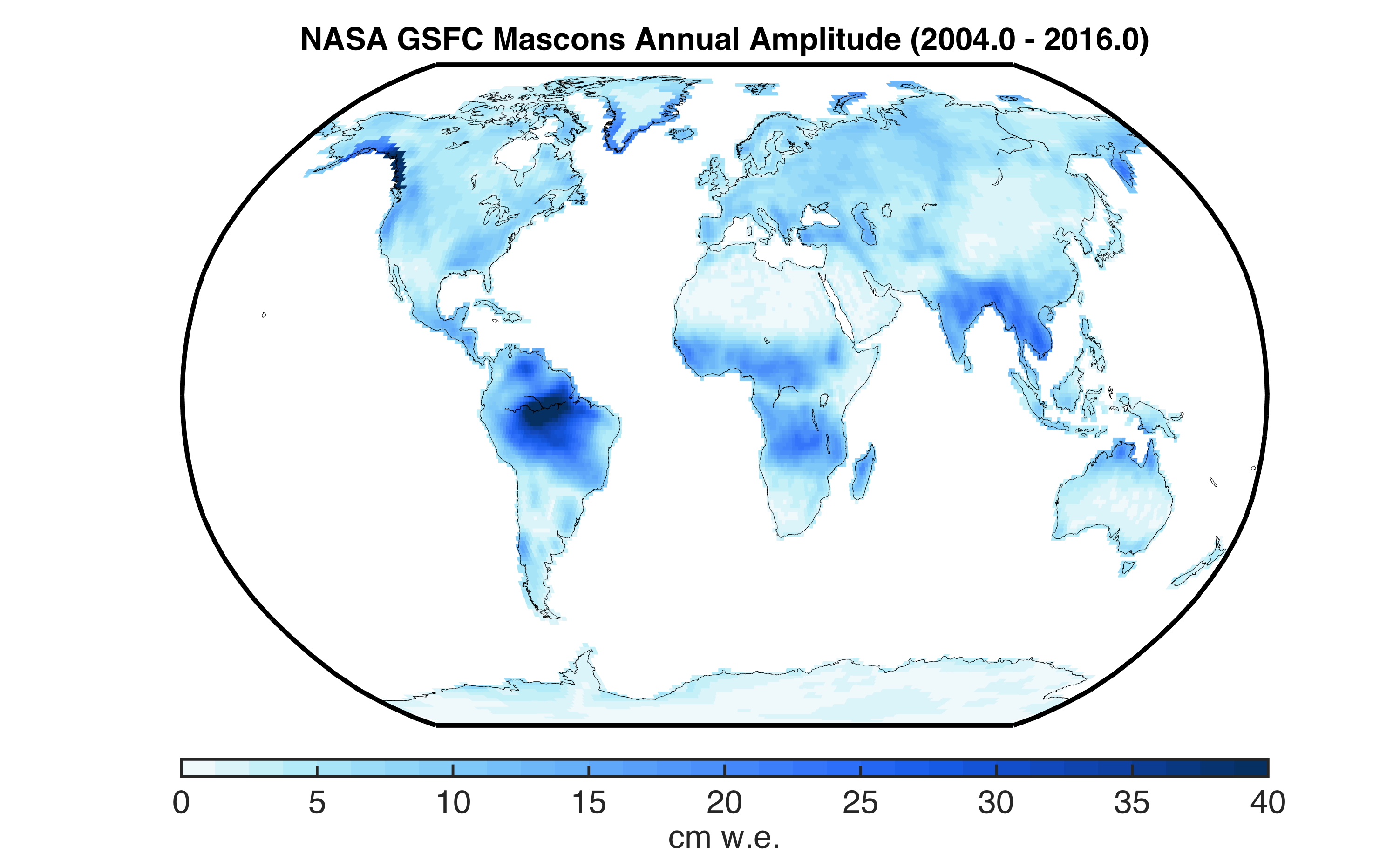NASA GSFC GRACE Mascons Annual Amplitude (2004.0-2016.0)
