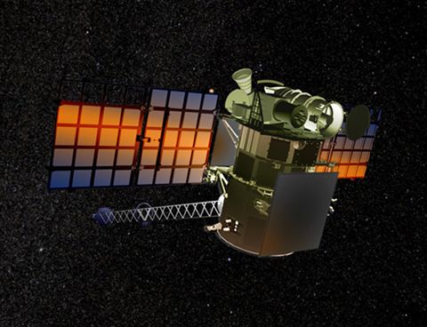 Concept image of Deep Space Climate Observatory (DSCOVR) satellite.