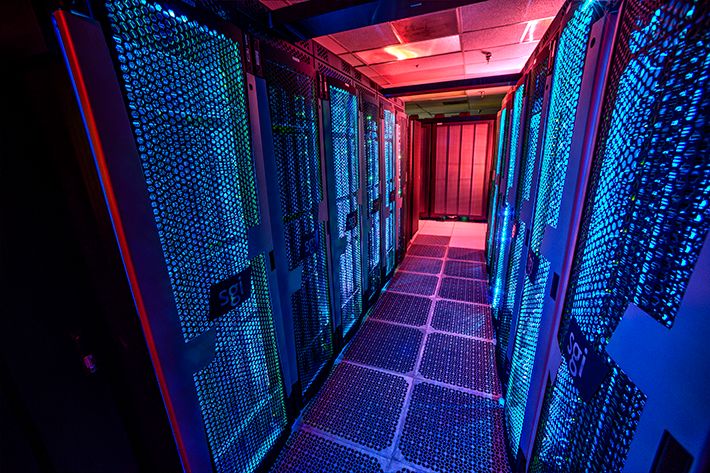 Image of Discover supercomputer. Photo by NASA Goddard/Bill Hrybyk.