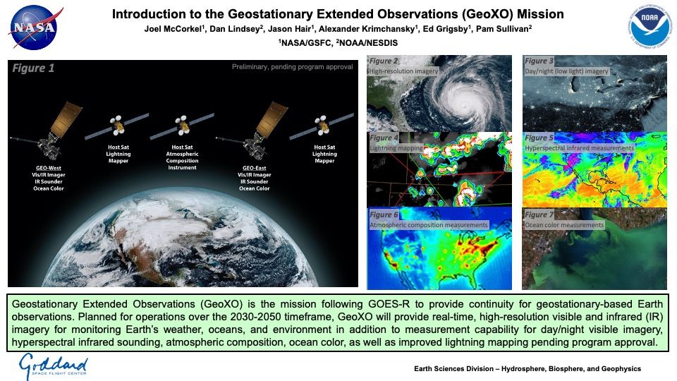 Introduction to the Geostationary Extended Observations (GeoXO) Mission