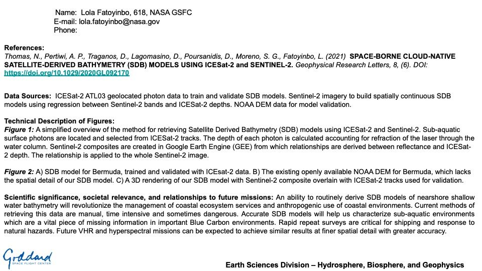 Space-borne Cloud-native Satellite-derived Bathymetry (Sdb) Models Using Icesat-2 And Sentinel-2