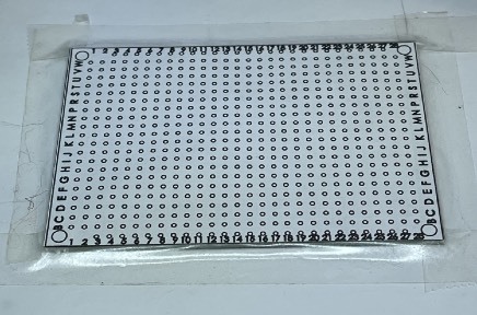 display board with layout grid