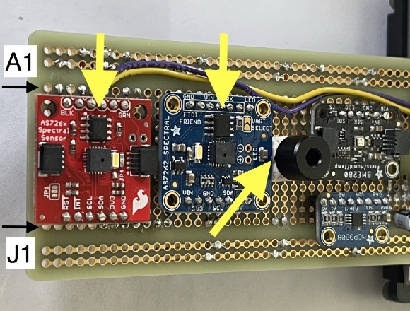 sensors on board