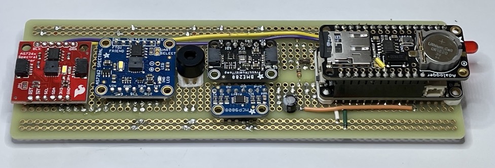 datalogger installed