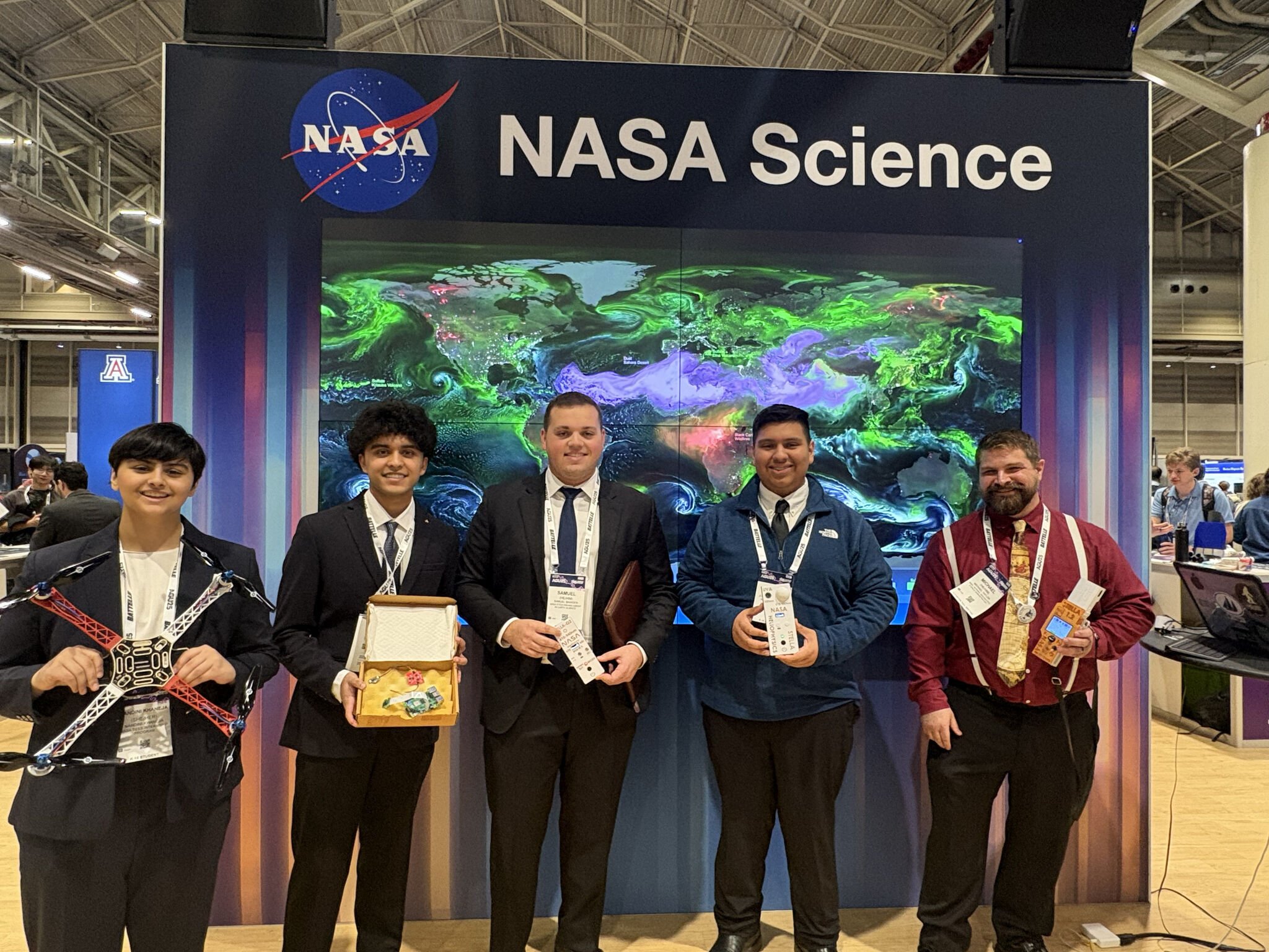 NASA SEES EarthLens Team and Mike Taylor at AGU 2025